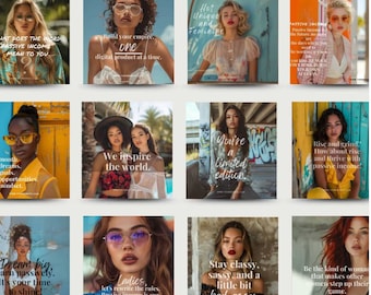 Empowering Women Social Media Posts: Summer 2024 (MRR, PLR)