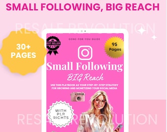 Instagram Growth EBook: Monetize Your IG (PLR Resell Rights)