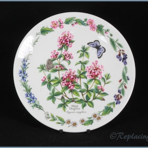 Royal Worcester - Worcester Herbs - 7 3/8&quot; Collector Plate (Wild Thyme)