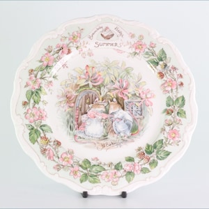 Royal Doulton - Brambly Hedge (seizoenen) - saladebord (zomer)