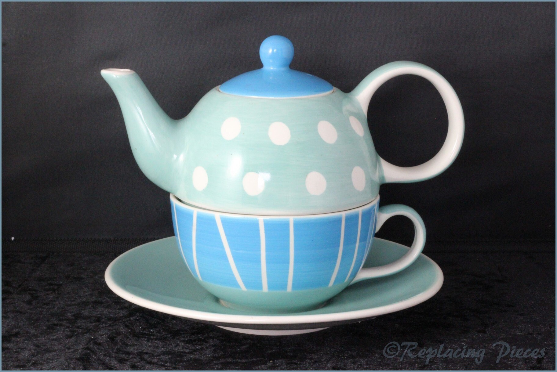 RPW38 Whittards Spot & Stripe Tea for One Etsy