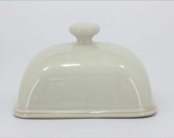 Denby - Leinen - Butterdose mit Deckel (NUR DECKEL)