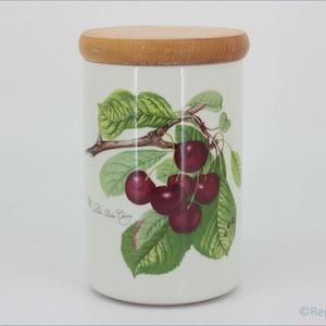 Portmeirion - Pomona - 7&quot; Tall Storage Jar (Late Duke Cherry - no seal)