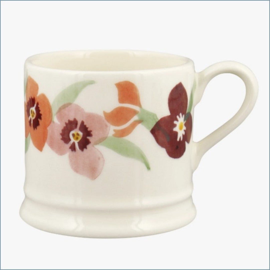 Emma Bridgewater Pink Wallflower Small Mug Etsy UK