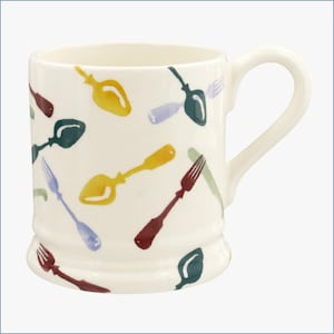 Emma Bridgewater - Polka Messer & Gabeln - 1/2 Pint Tasse (eingestellt)
