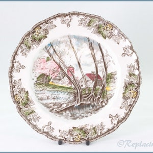 Johnson Brothers - The Friendly Village - 8&quot; Salad Plate (Willow By The Brook)