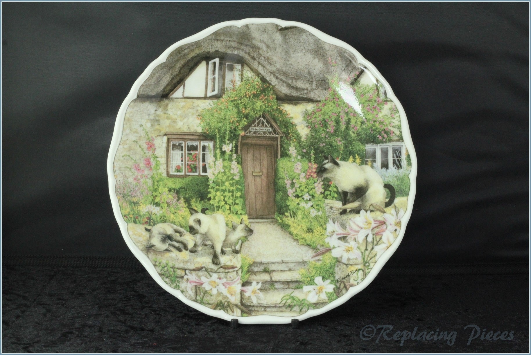 Royal Albert - Cats and Cottages - Keeping Watch - Etsy