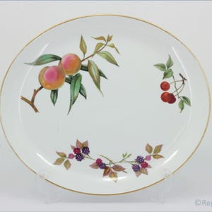 Royal Worcester - Evesham Gold - 13 1/4&quot; ovale schaal