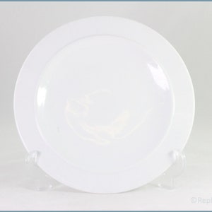 Denby - White Silk - 9 1/2&quot; Luncheon Plate