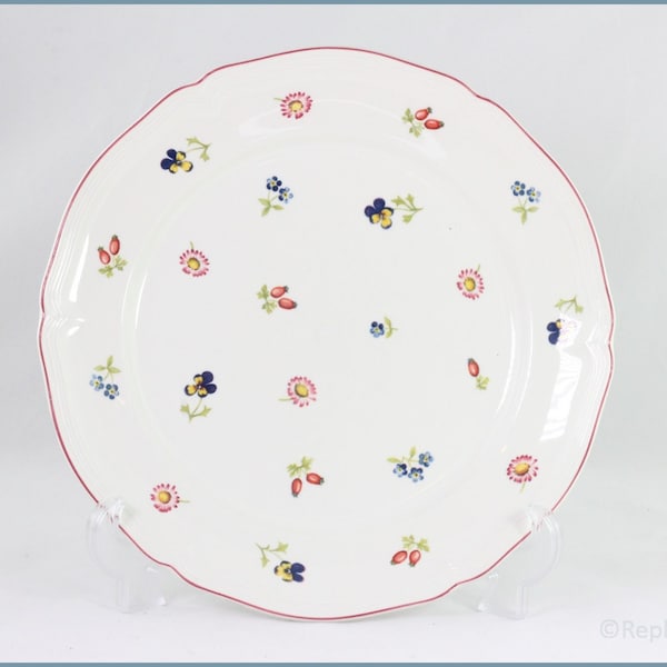 Villeroy & Boch Petite Fleur Plato Llano, Porcelana Premium, Fabricado En Alemania, 10.5 Pulgadas De Diámetro, Blanco/colorido : Villeroy & Boch