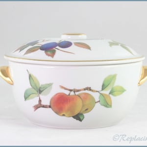 Royal Worcester - Evesham Gold - ronde braadpan van 1 pint