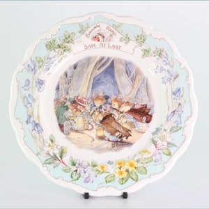 Royal Doulton - Brambly Hedge - Safe At Last - 8&quot; Plate