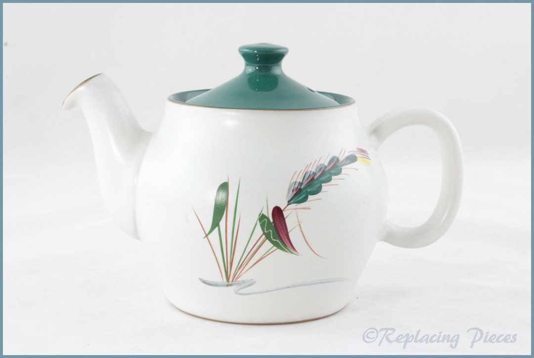Denby Greenwheat 1 1/2 Pint Teapot Etsy