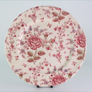 Johnson Brothers - Rose Chintz (Pink) - 9 3/4&quot; Luncheon Plate