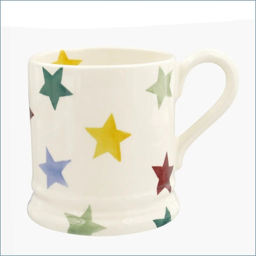 Emma Bridgewater Polka Stars 1/2 Pint Mug Etsy