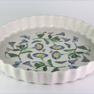 Portmeirion - Botanischer Garten - Convolvulus - 32 cm Flan-Teller