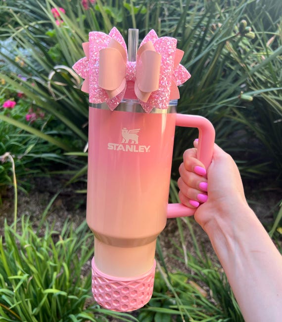 Pink Mesa Sunset Stanley Tumbler Bow Straw Topper Stanley Cup Bow Straw Bow  Topper Stanley Accessories - Etsy