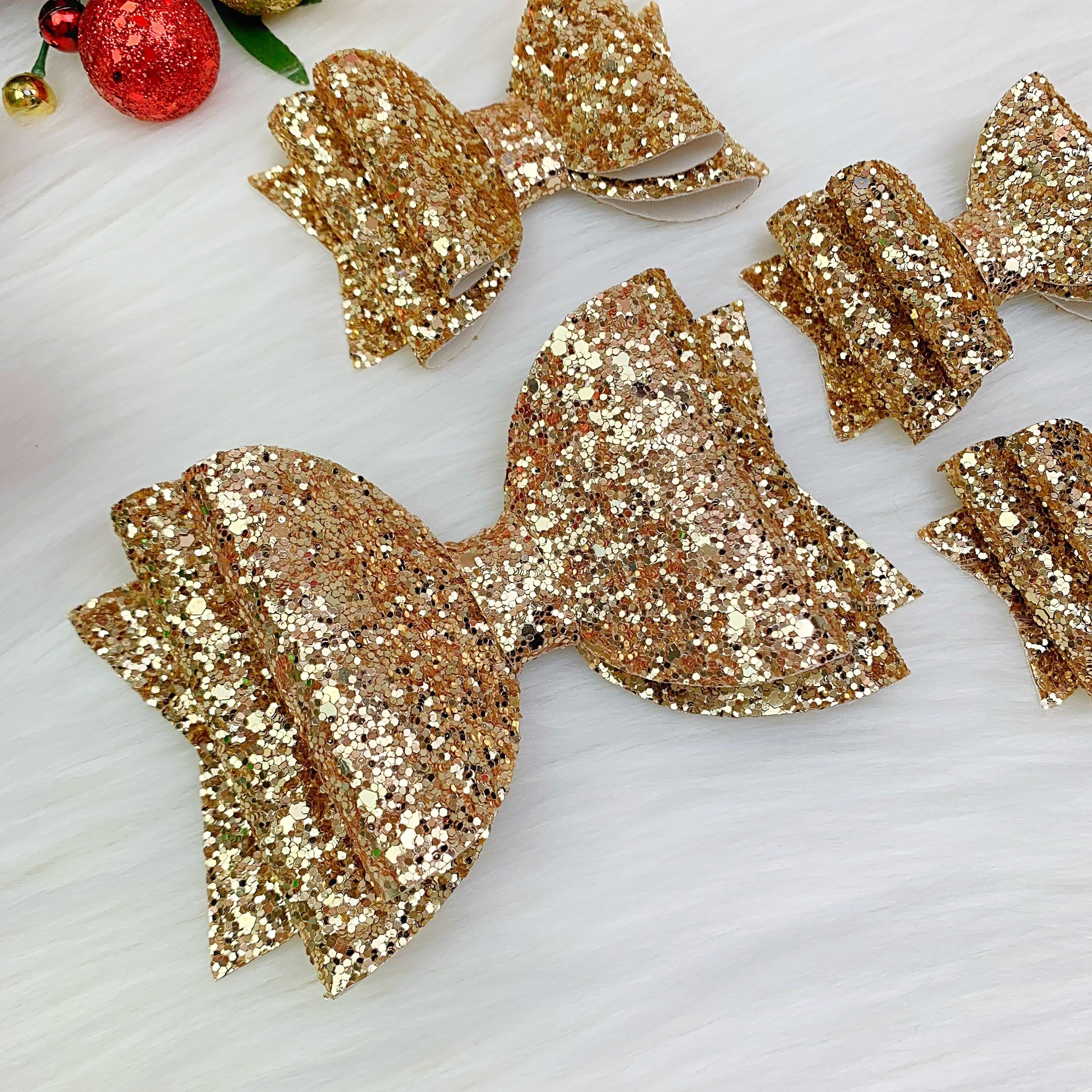 Glitter Gift Bow Gold - Spritz™ : Target