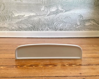 Antico grande lavabo in porcellana Bauhaus, mensola da parete, anni '30-'50 - 60 cm