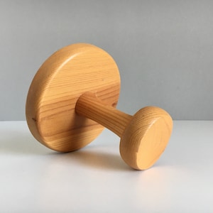 Wooden Braun Wardrobe Hook Rail Wall Hanger Wall Hook Coat Hook Vintage 60s 70s