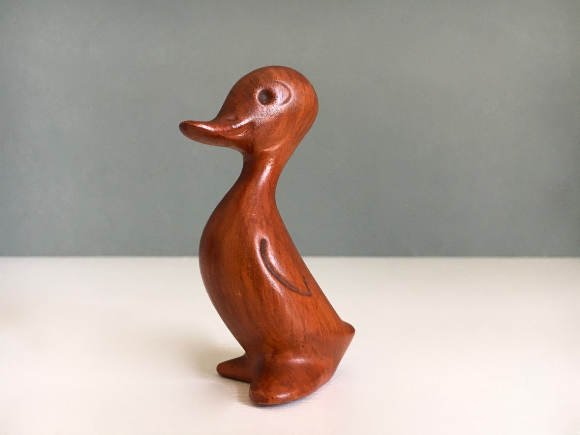 ceramic duck statue