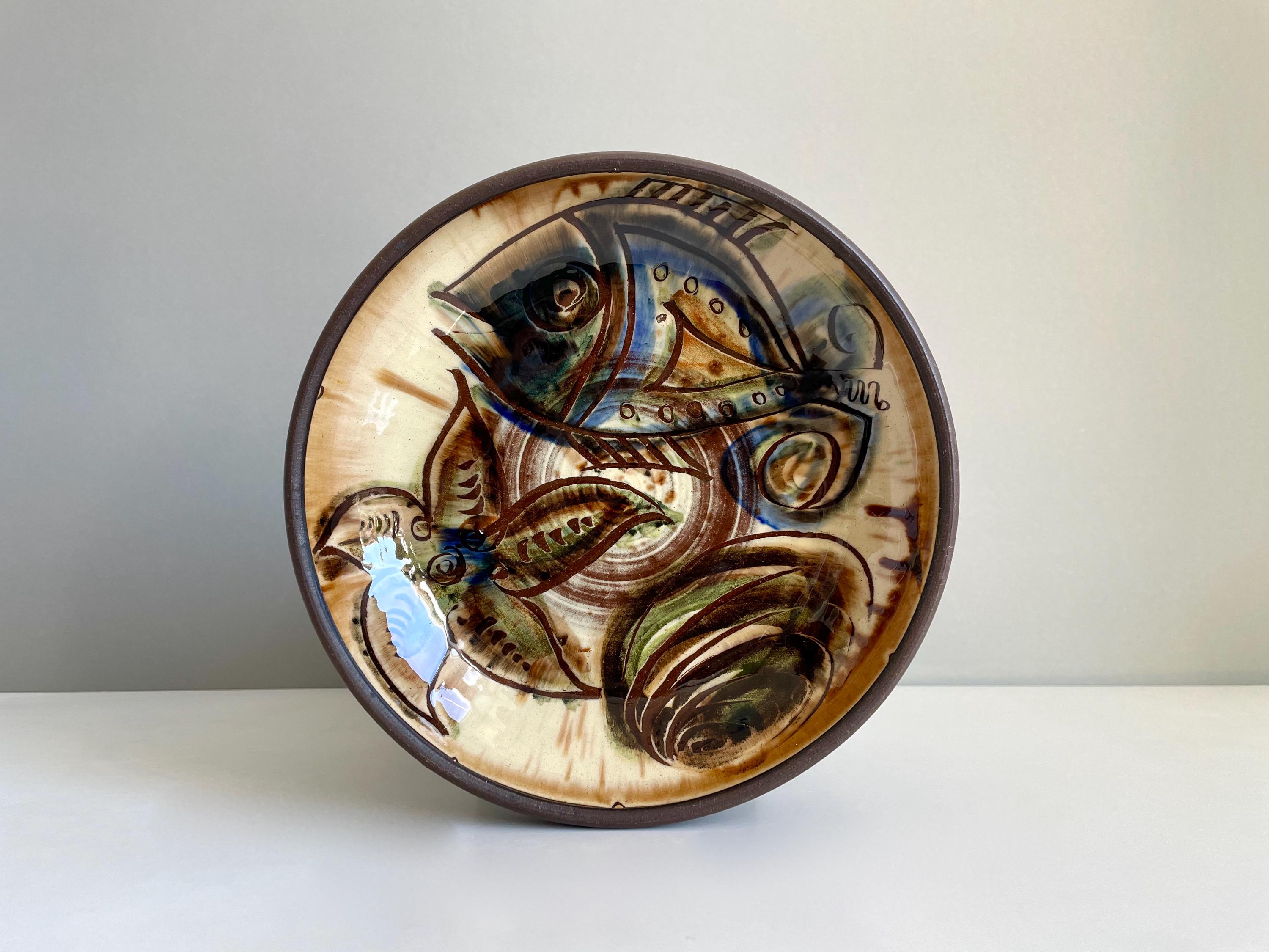 ドイツ kmkの魚のプレート】ヴィンテージ ミッドセンチュリー