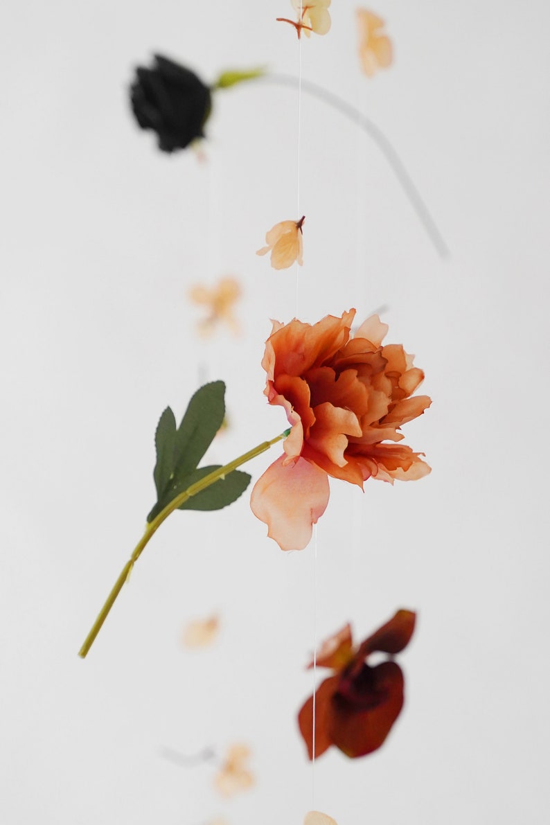 Custom Hanging Flower Installation Home Decor Weddings Etsy