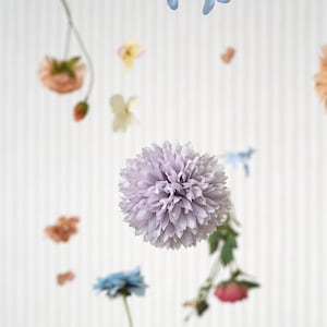 Pastell hängende Blumengirlande Installation Feiern, Hochzeiten, Fotografie, Design mehrere Größen erhältlich und kundenspezifische Farben Bild 4