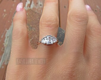 huge cz rings