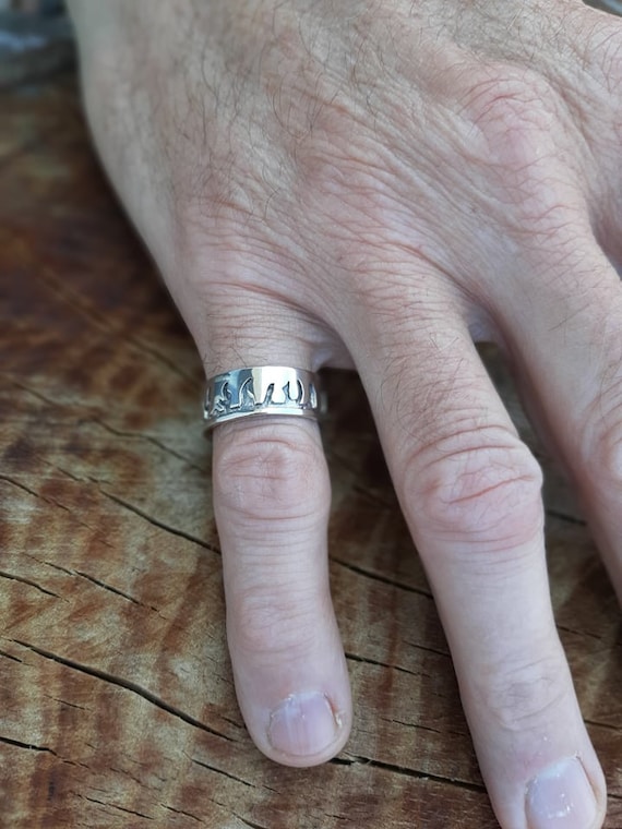 Gucci ghost store mens ring