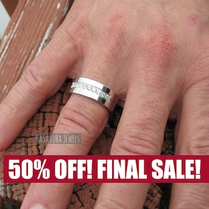 High Polished stainless steel wedding band - ring sizes - mens - engagement - sizes  6.5-13.5