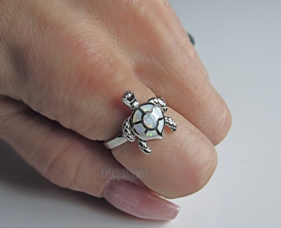 Cute opal rings sale
