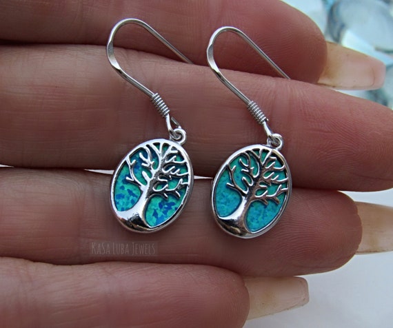 Tree of Life Dangle Sterling Silver Earrings Tree of Life Dangle Sterling Silver Earrings