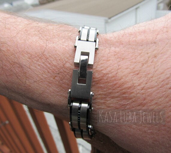 Men's 9 inch shop stainless steel bracelets
