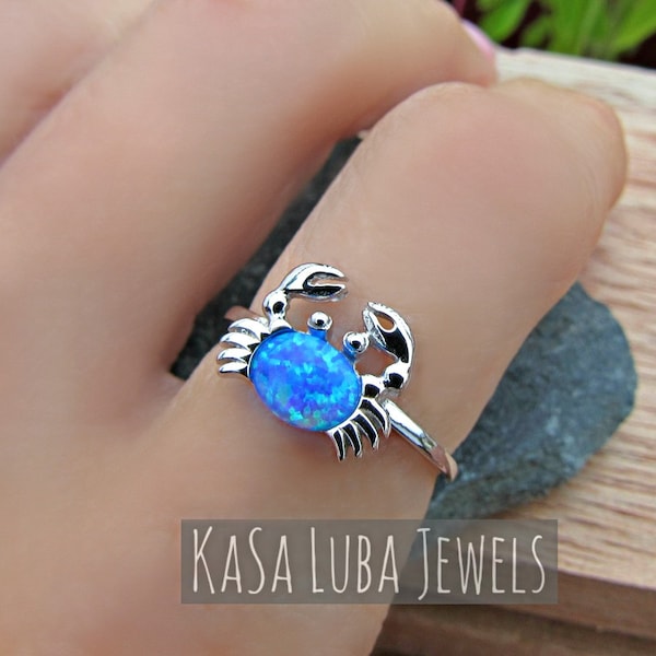 Crab Ring Etsy