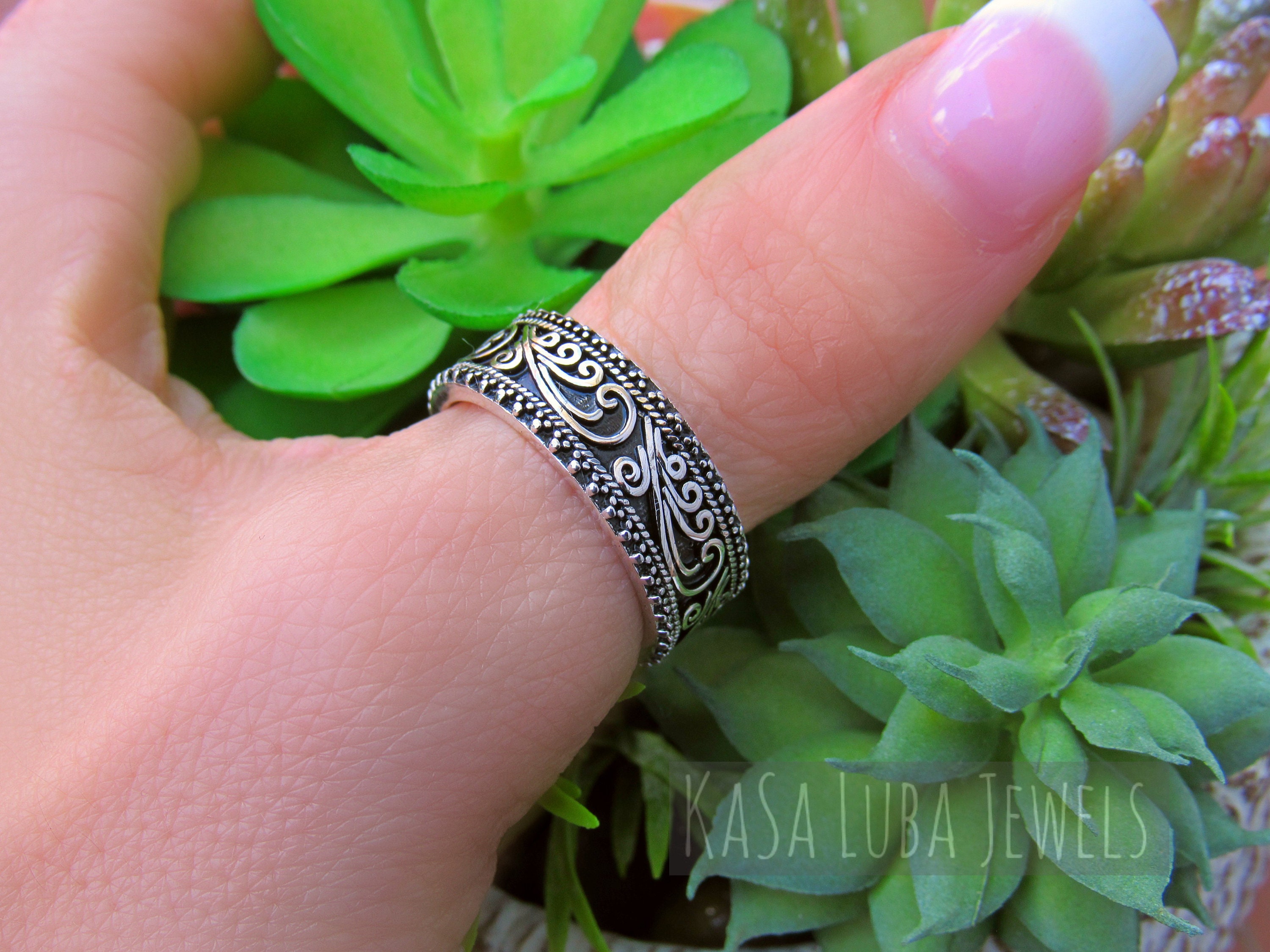 アクセサリー 90s Celtic Arts floral Celtic ball ring 90s Celtic