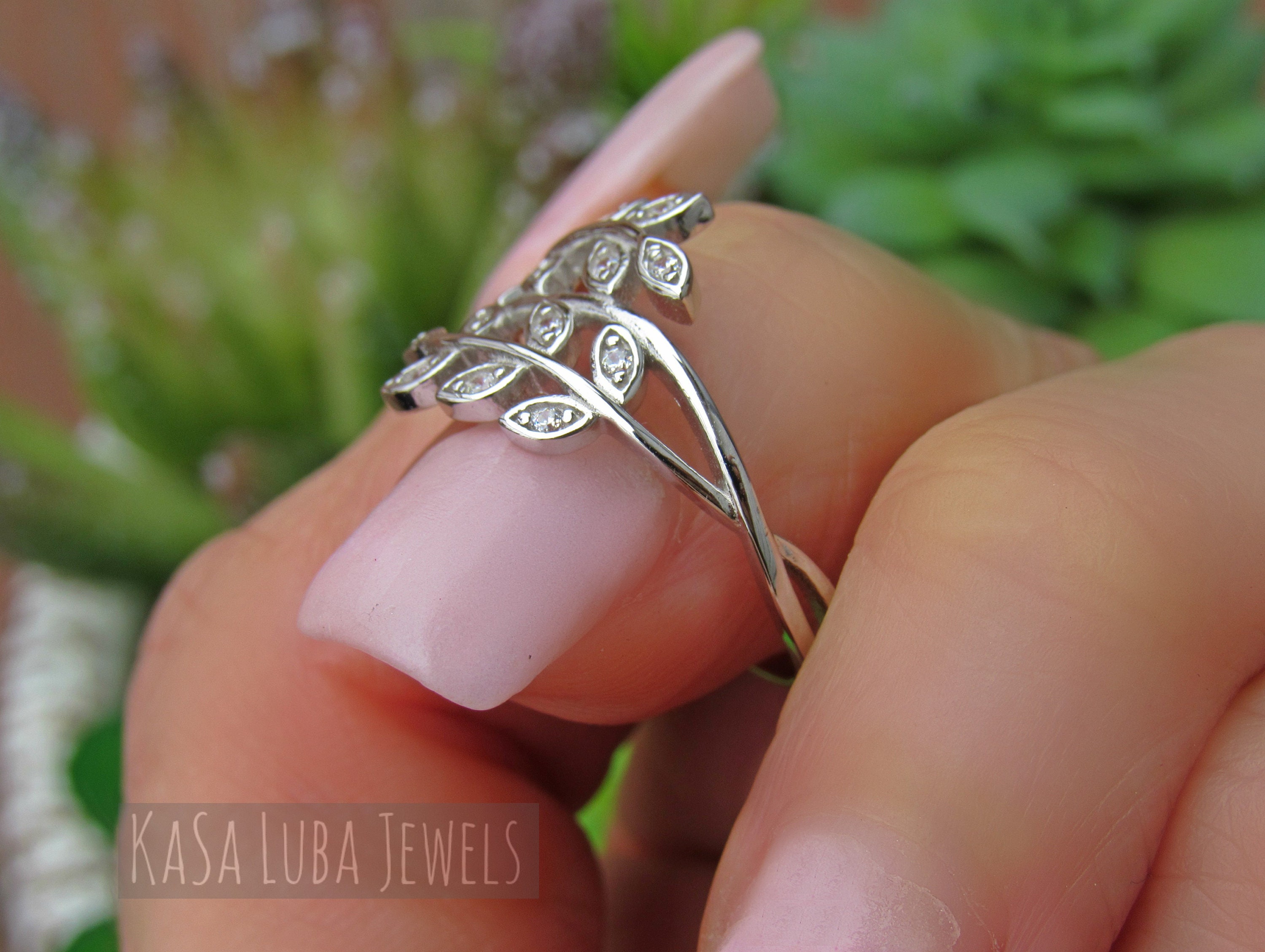 agete silver ring 指輪 «Leaf design» 925 Silver Oak Leaf Ring - Etsy