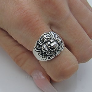 Buddha Sterling silver Ring - womens - mens - Spiritual Ring - Buddhism Ring - 925 silver
