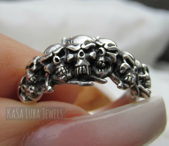 Anillos de calaveras para mujer hotsell