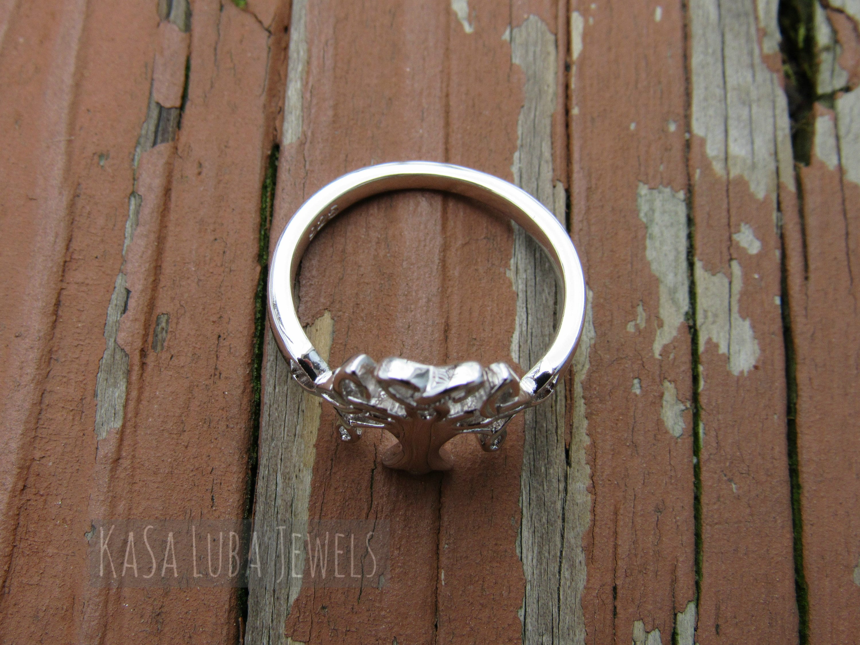 Sterling Silver Celtic Tree of Life Ring - Etsy