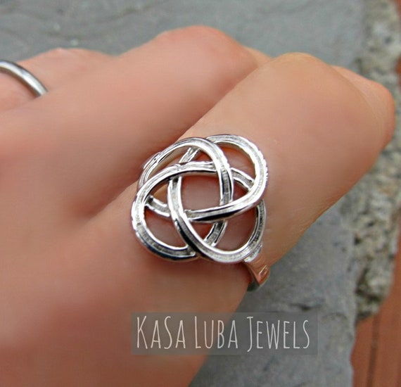 Anillo celta de de ley anillos celtas de mujer - Etsy España