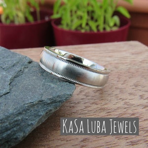 Stainless steel mens wedding band, mens wedding band, wedding bands