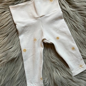 Leggins Baby Kleinkind Sonne gelb Bild 2