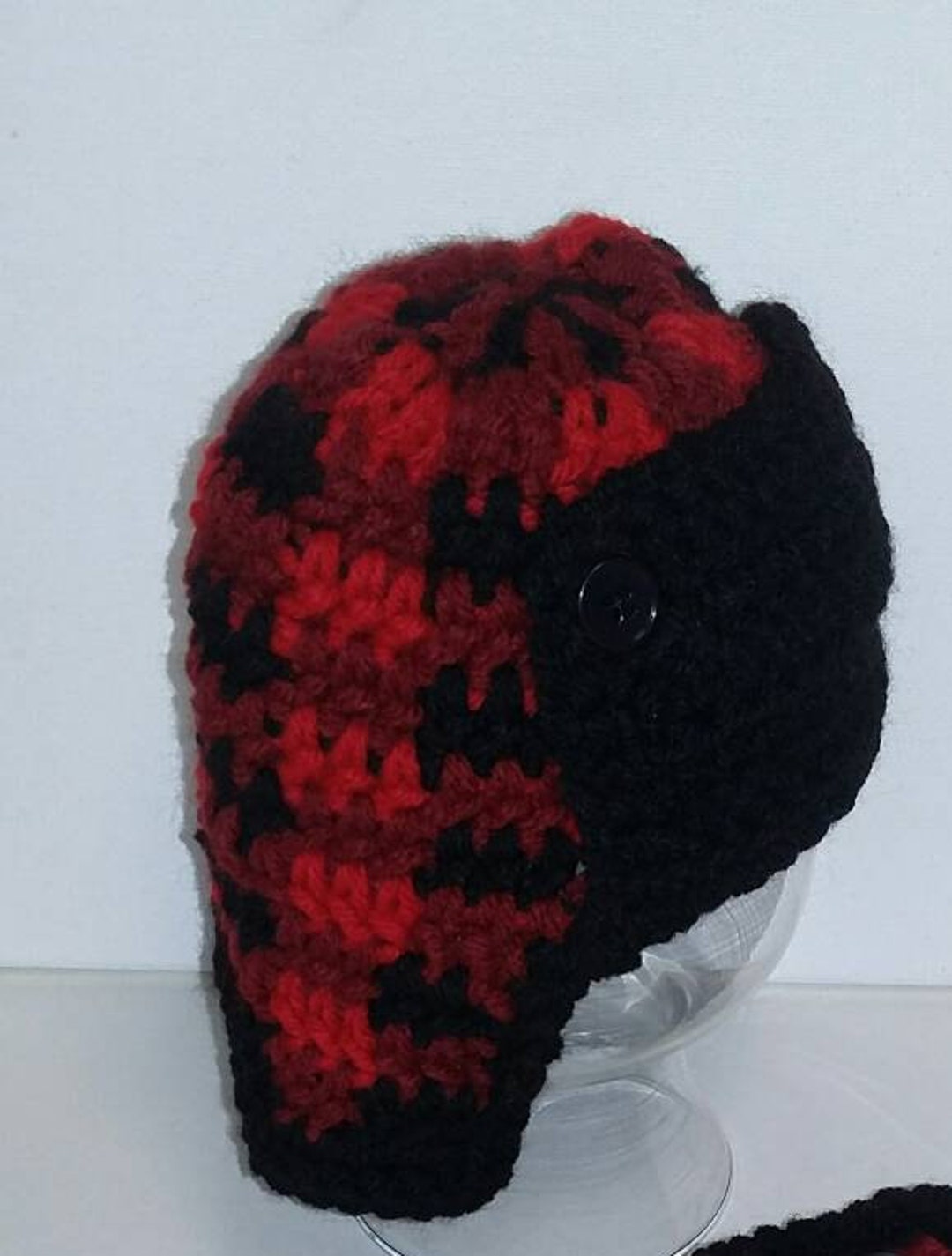 Plaid Lumberjack Crochet Hat / Boys Hat / Girls Hat / Winter Etsy
