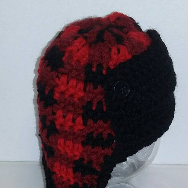Plaid Lumberjack Crochet Hat / Boys hat / Girls hat / Winter hat / Plaid / Photo prop hat / Baby Shower Gift / Plaid Hat