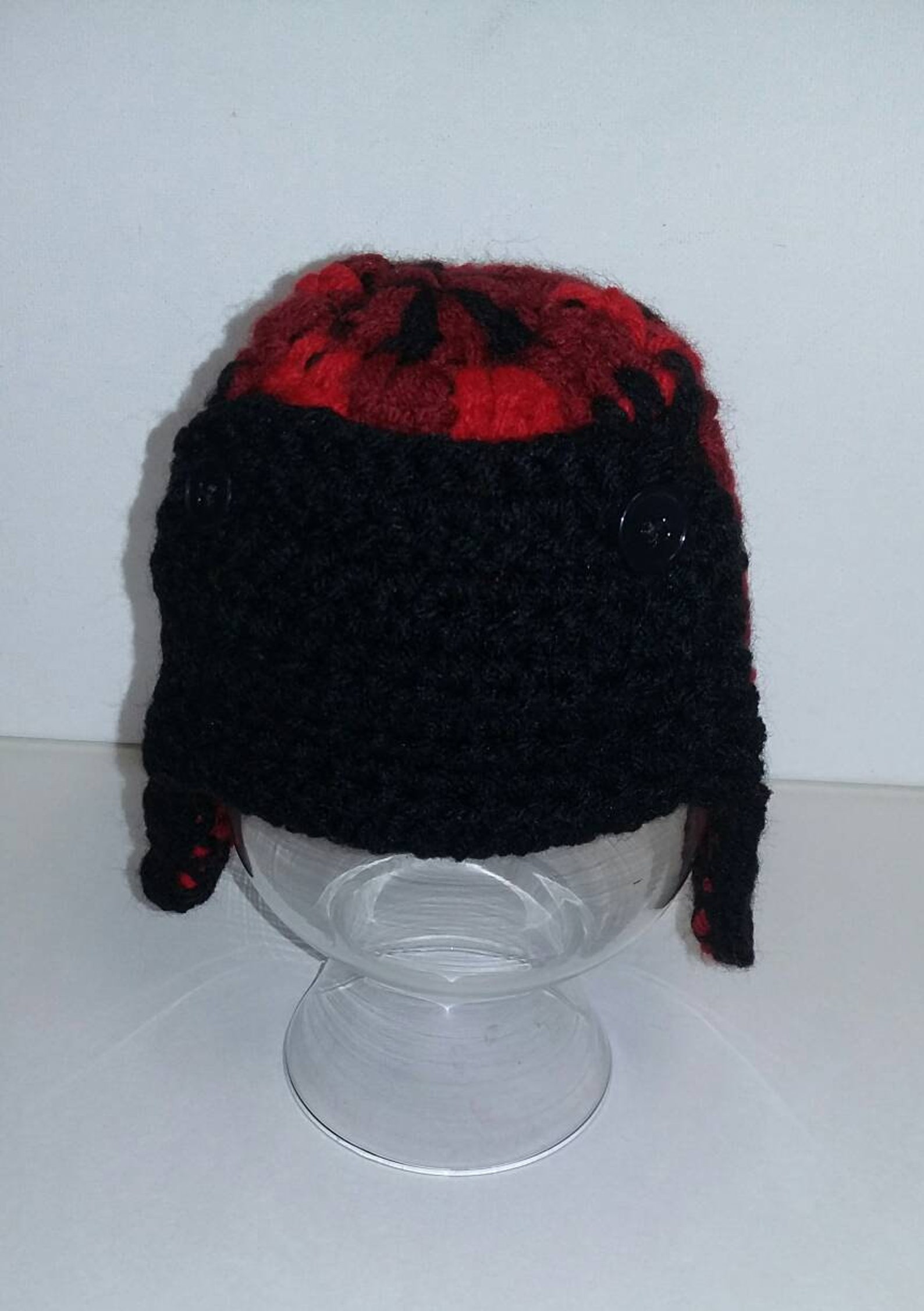 Plaid Lumberjack Crochet Hat / Boys Hat / Girls Hat / Winter Etsy
