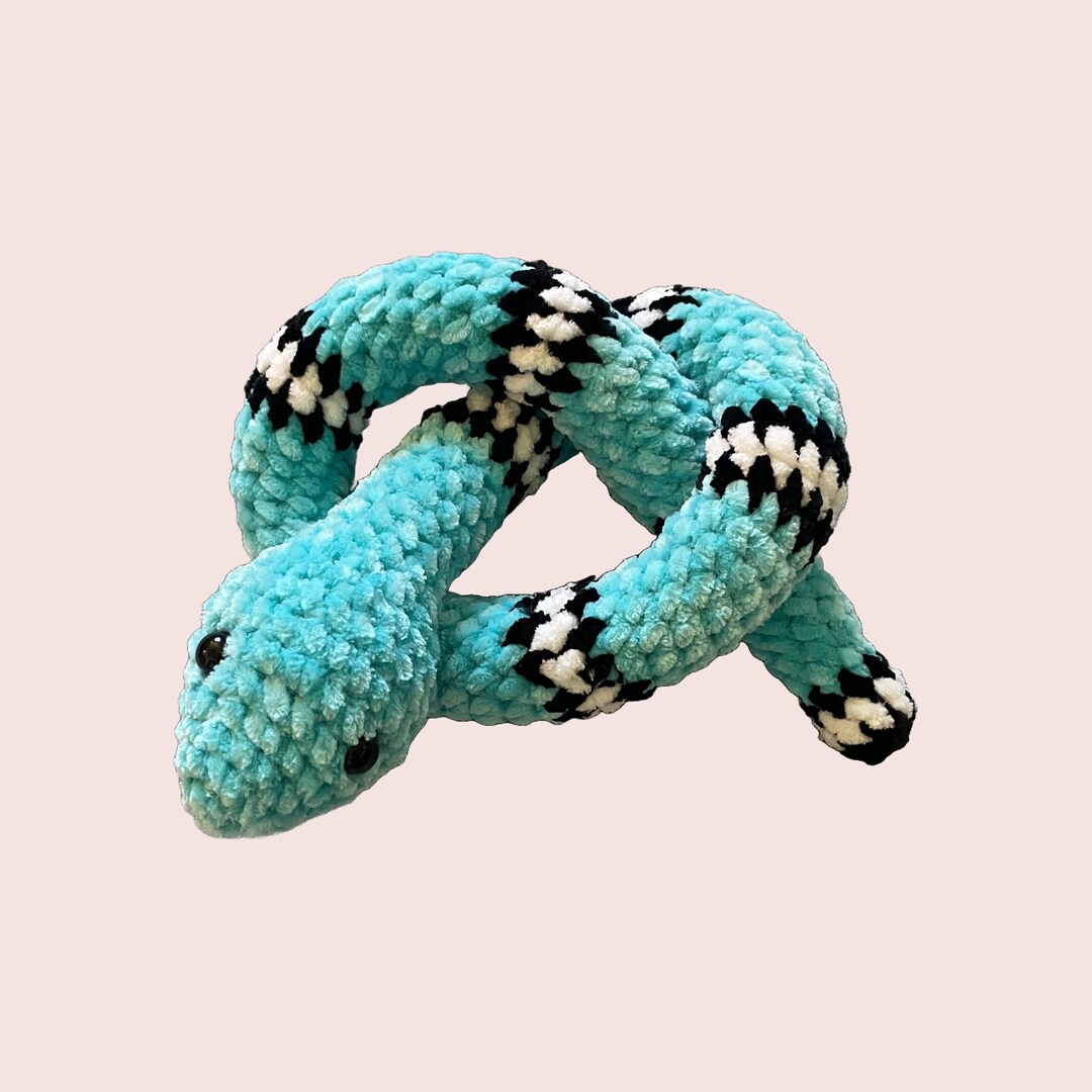 Handmade Crochet Snake Plushie - Etsy