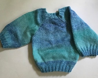 Knit baby sweater