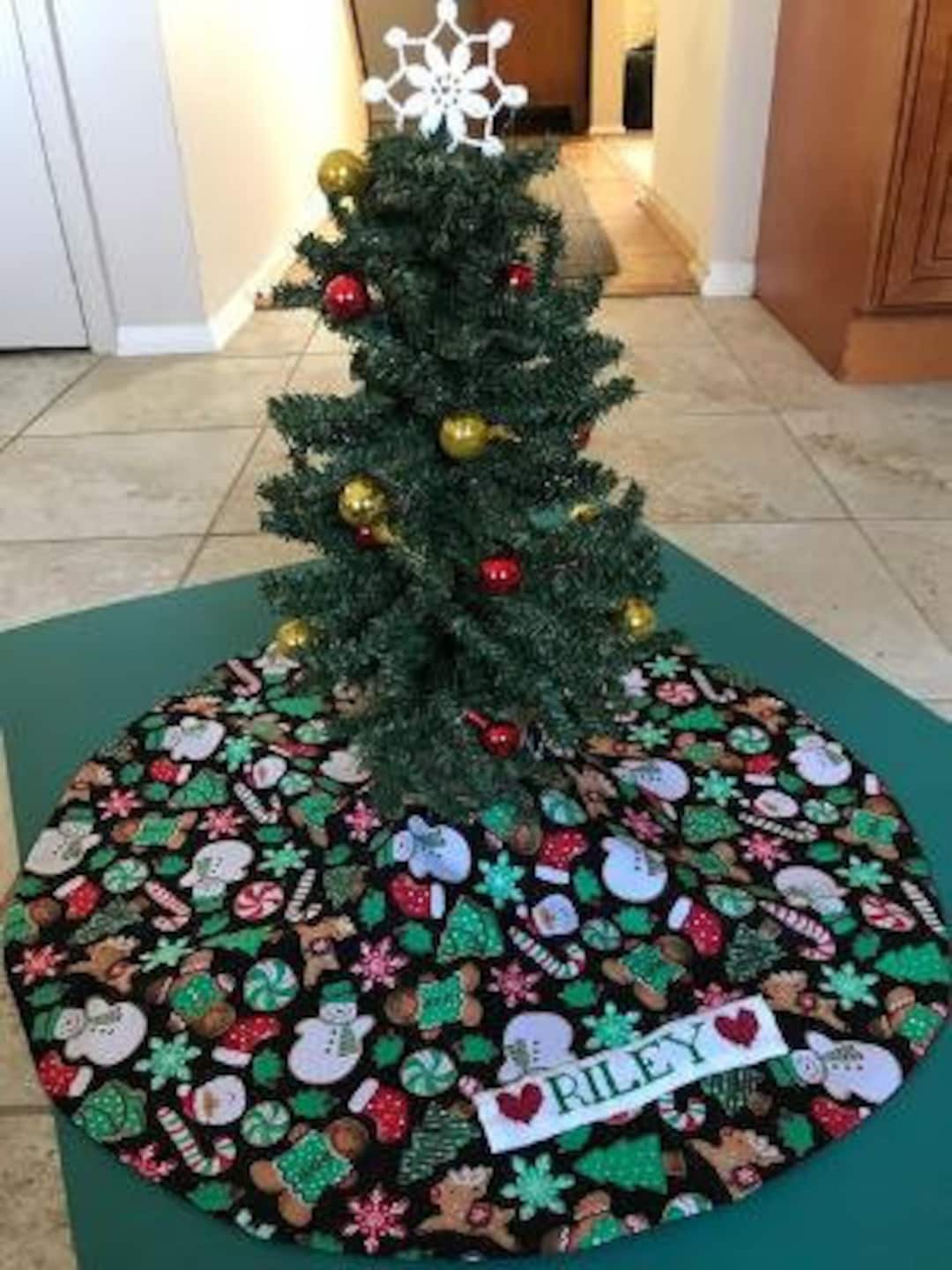 Personalized Table Top Tree Skirt Etsy