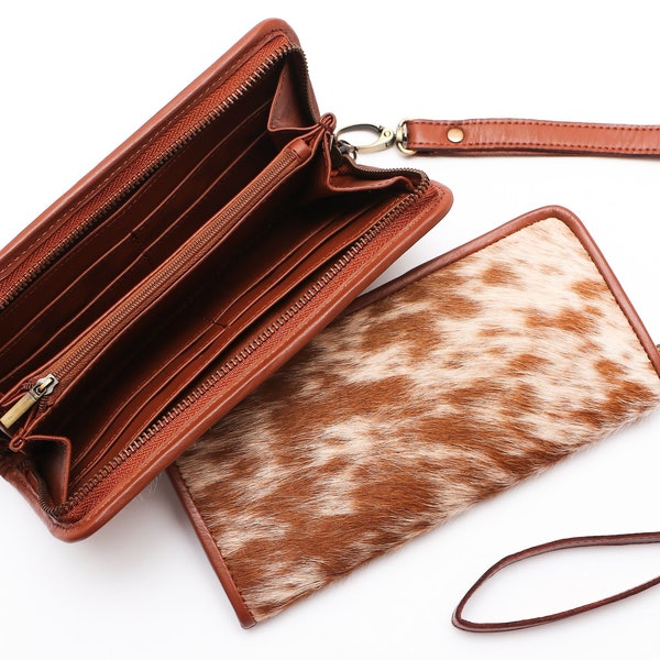 Cow Leather Wallet Etsy